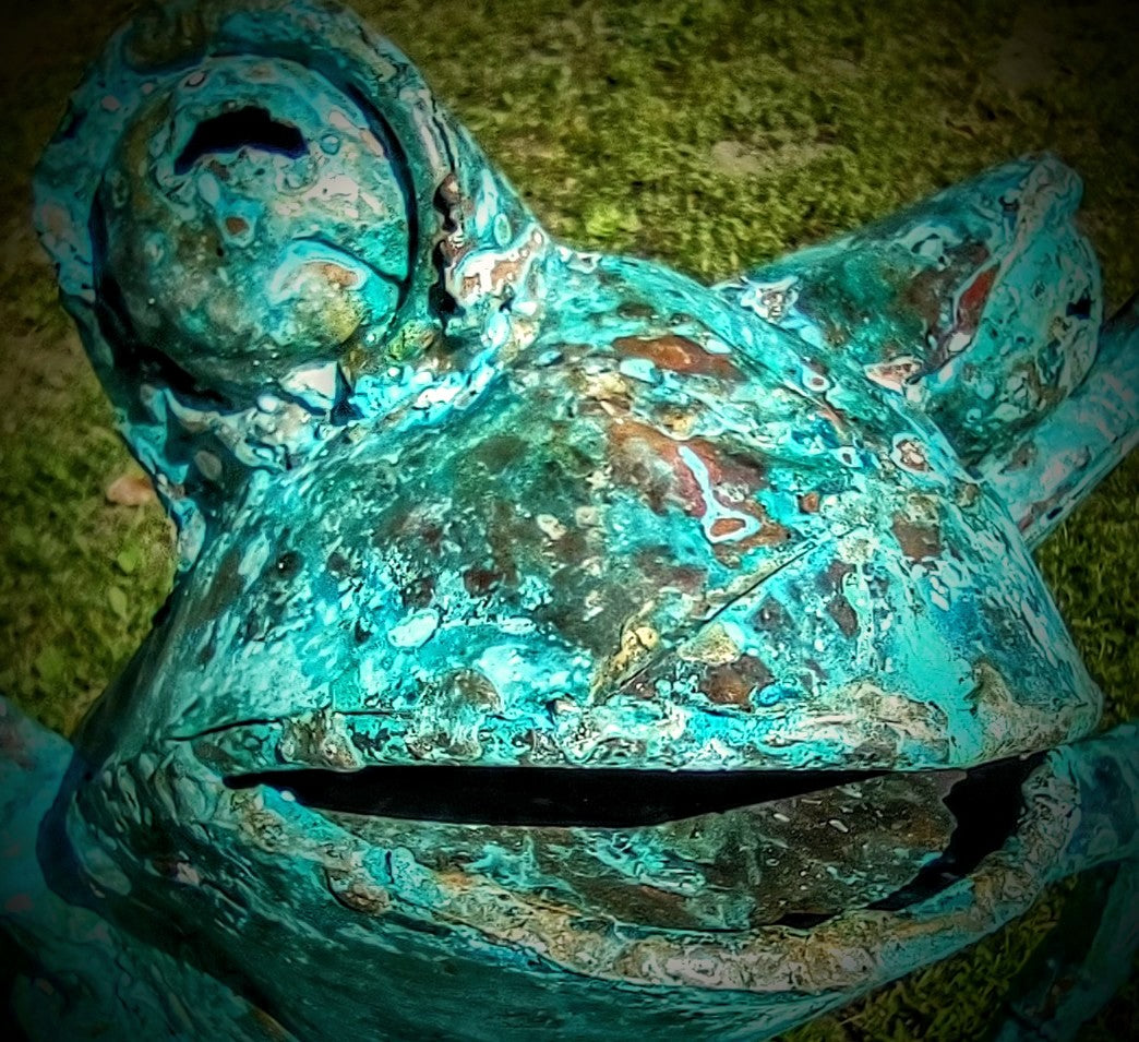 Copper Frog Sculpture – Whimsical Frog Sculpture and Friends