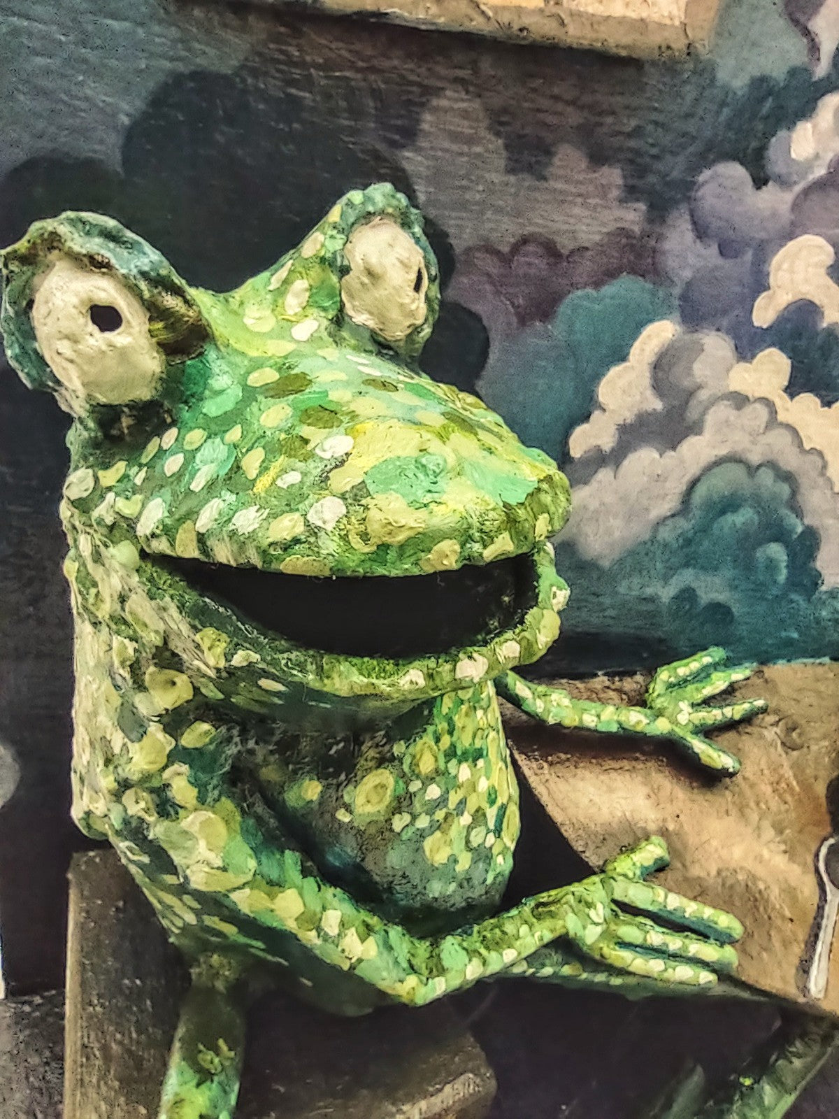 Frog at Cafe Vingette #1