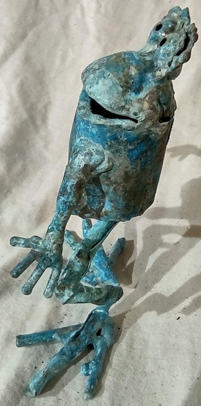 standing copper froglette shifting weight