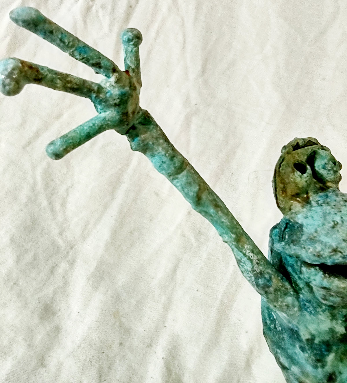 standing leaping for joy copper froglette #1