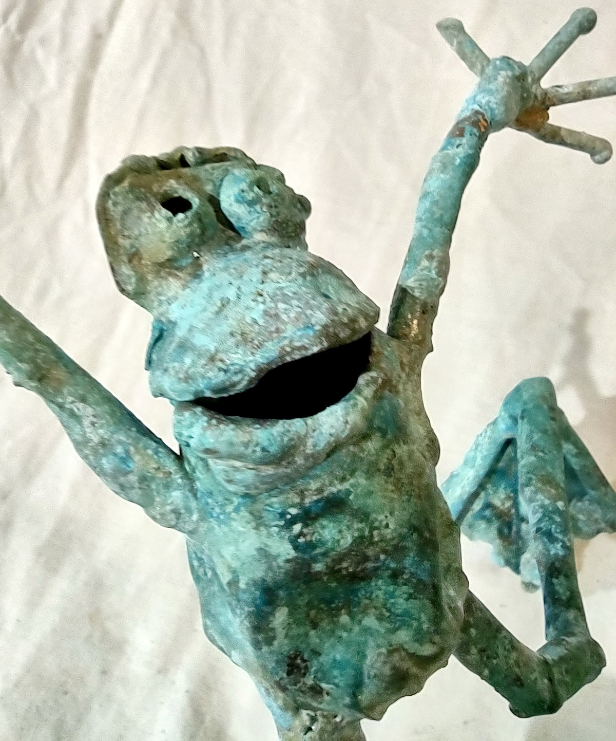 standing leaping for joy copper froglette #1