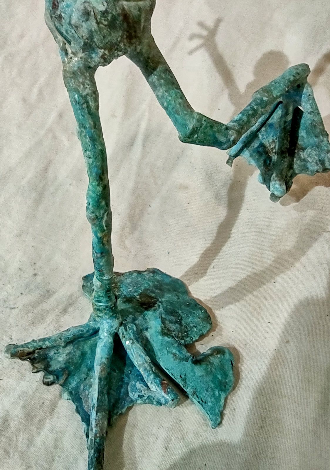 standing leaping for joy copper froglette #1